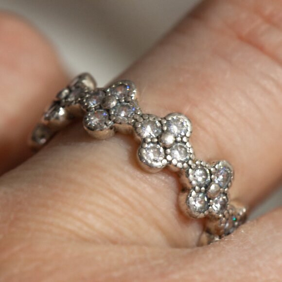 ✨ Genuine Pandora Sterling Silver Ring - Size 6.5 ✨ - Picture 6 of 7